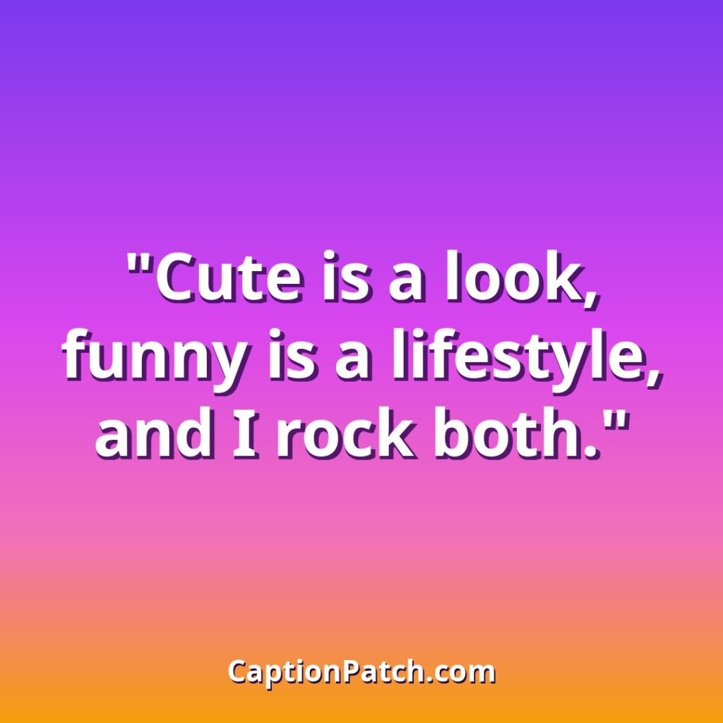 Best cute and funny Instagram captions caption card