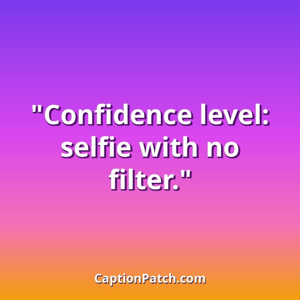 Cute and funny Instagram captions for selfies caption card
