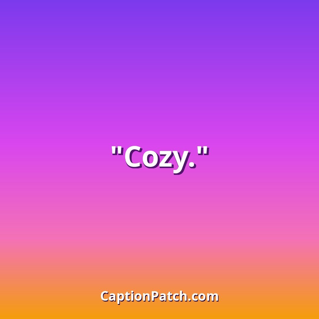 One word fall Instagram captions caption card