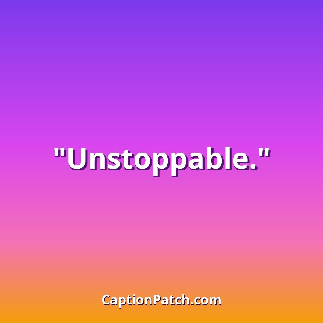 One-Word reels Instagram captions caption card