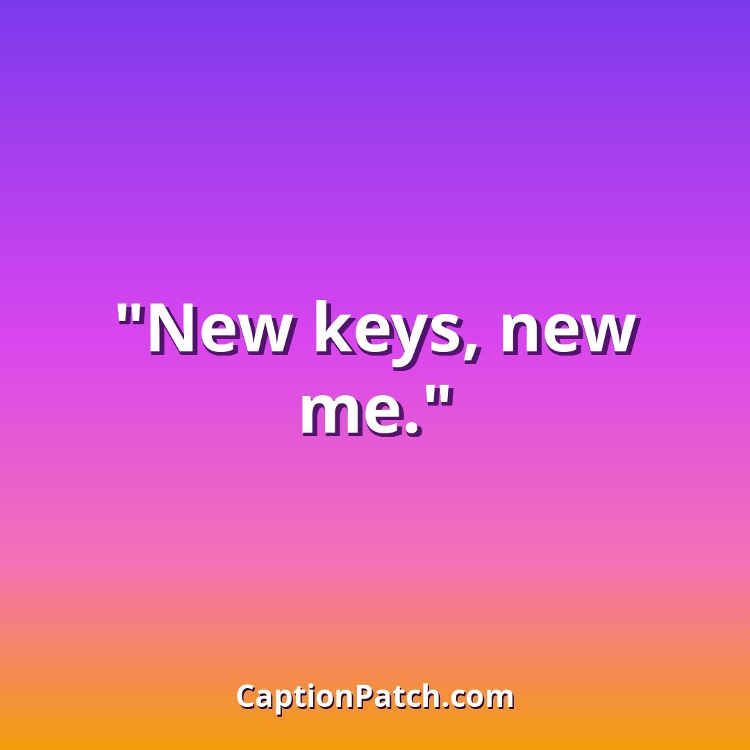 Short new car Instagram captions caption card