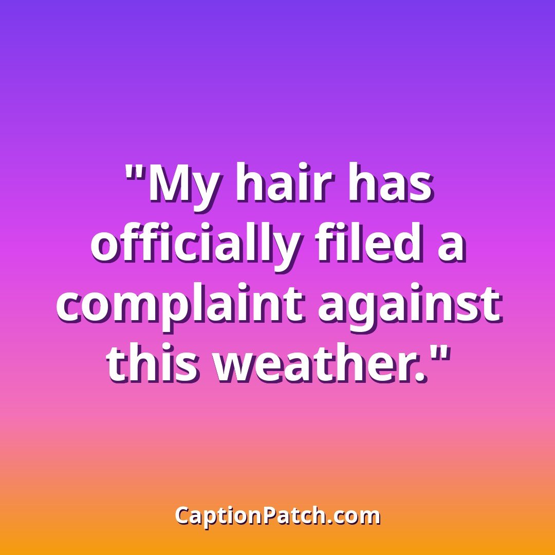 Funny rain Instagram captions caption card