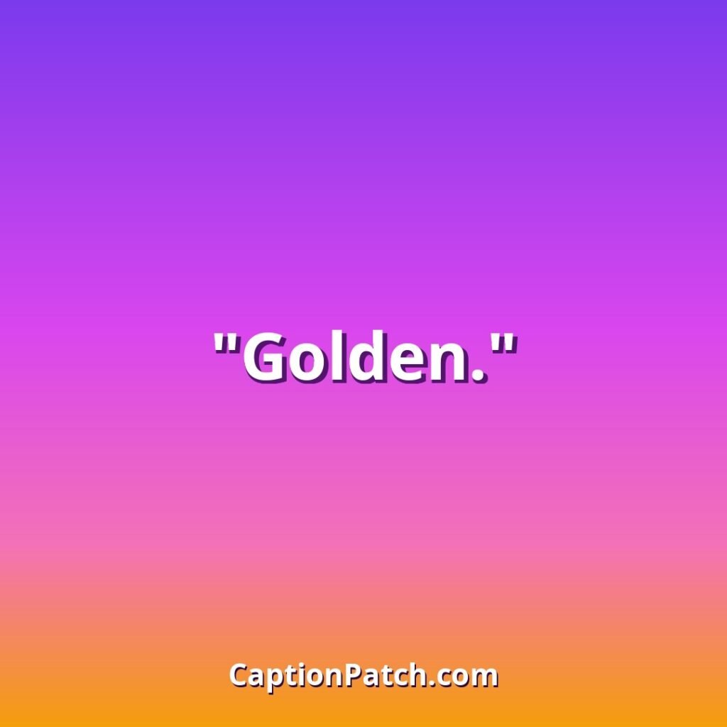 One-word selfie Instagram captions caption card